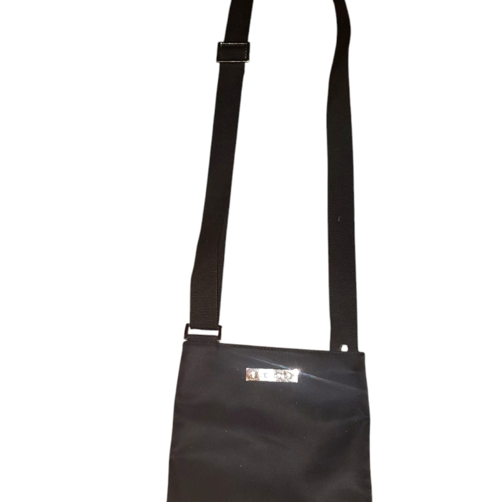 NWOT! BEBE black nylon cross body bag